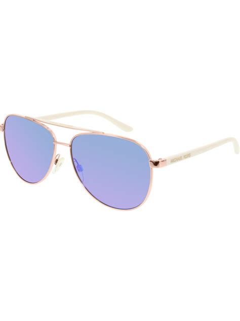 michael kors hvar mk5007-104525-59 glazen|Michael Kors MK5007 HVAR Aviator Sunglasses For Women.